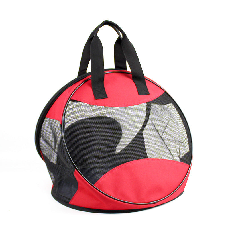 Portable breathable handbag for pets