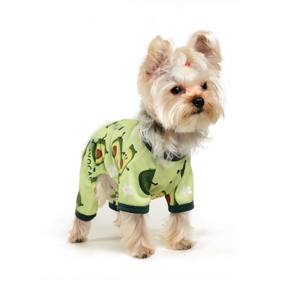 Cross-border Hot Sale Pet Clothes Four Seasons Four-legged Pet Clothing Pajamas Jumpsuit Dog Clothing Global One Piece