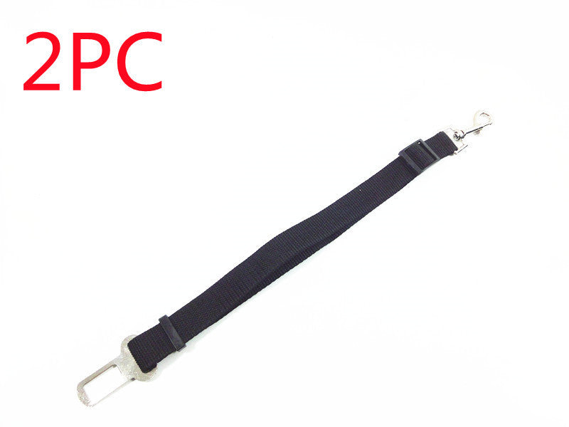 Adjustable Dog Pet Car Safety Seat Belt Restraint Lead Travel Leash