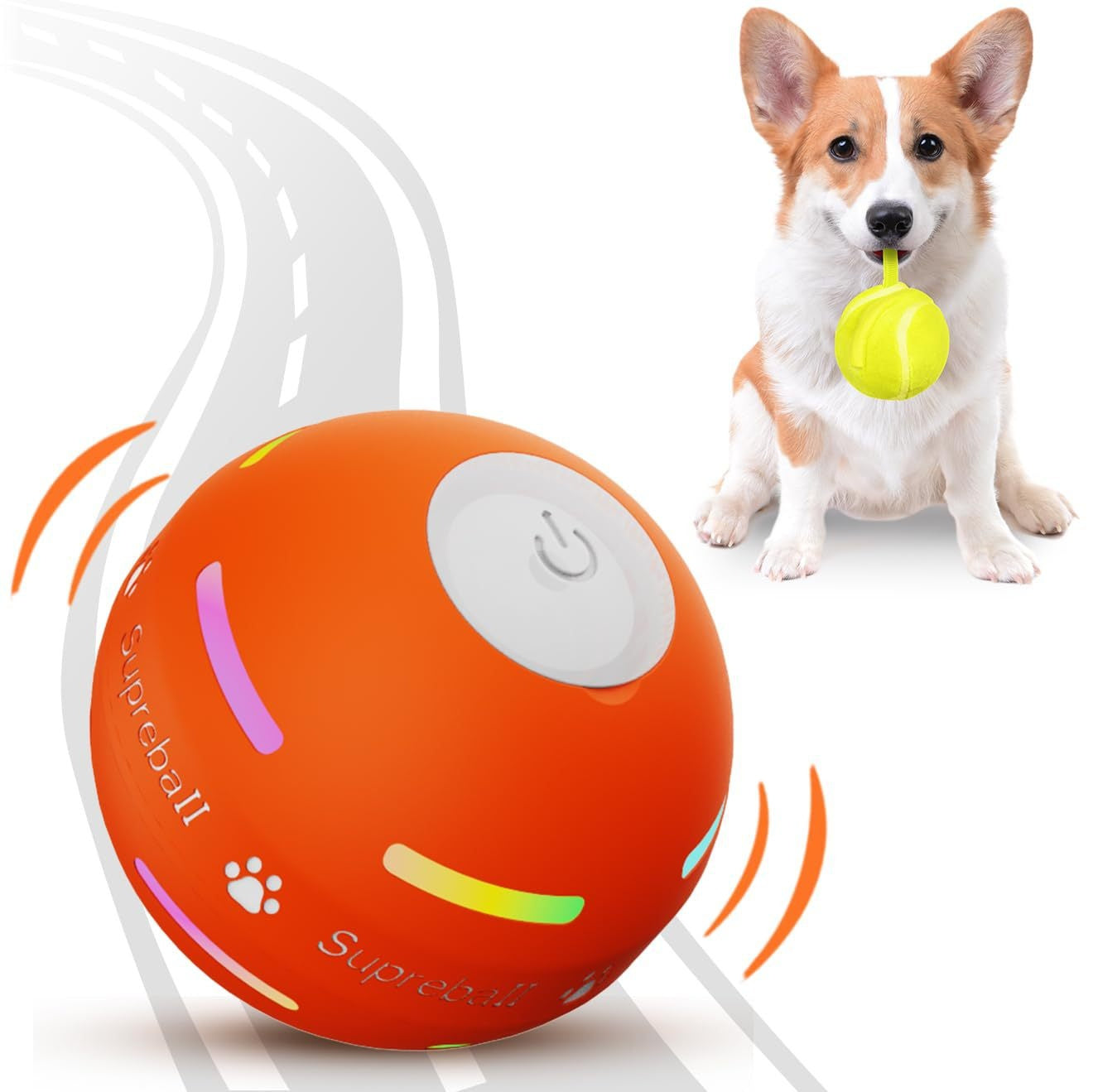 Gravity Jumping Ball Smart Rechargeable Dog Toy