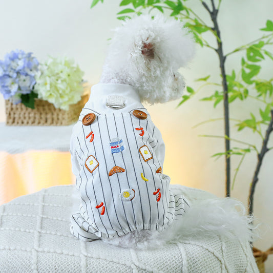 Single Layer Overalls Dog Clothes Pet Clothing