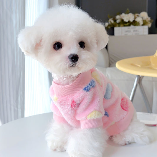 Flannel Warm Skin-friendly Pet Clothing