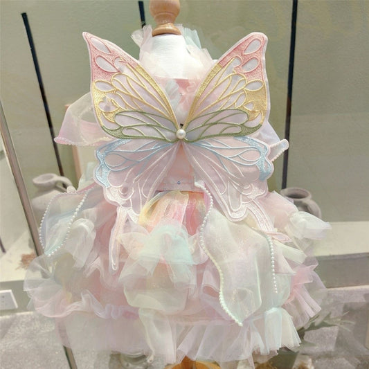 Girls Fashion Personality Butterfly Wings Dress