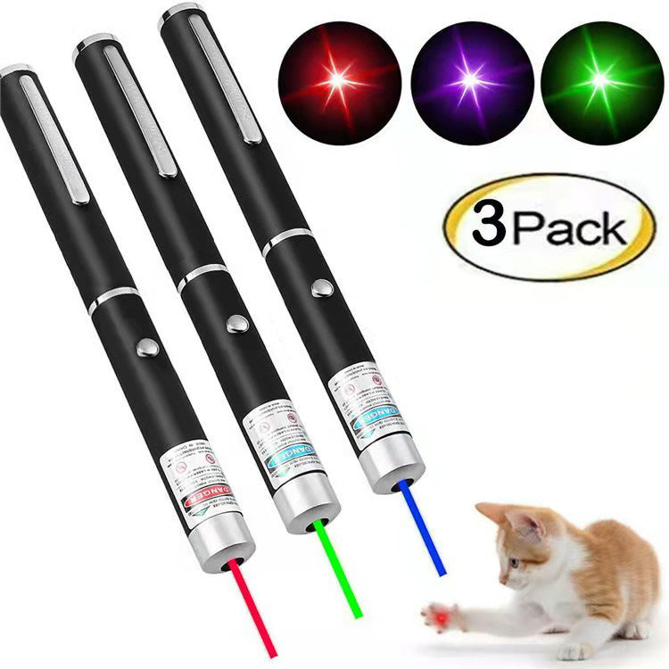 3-pack Dogs And Cats Pointer 101 Single Point Laser Pen Chasing Motion