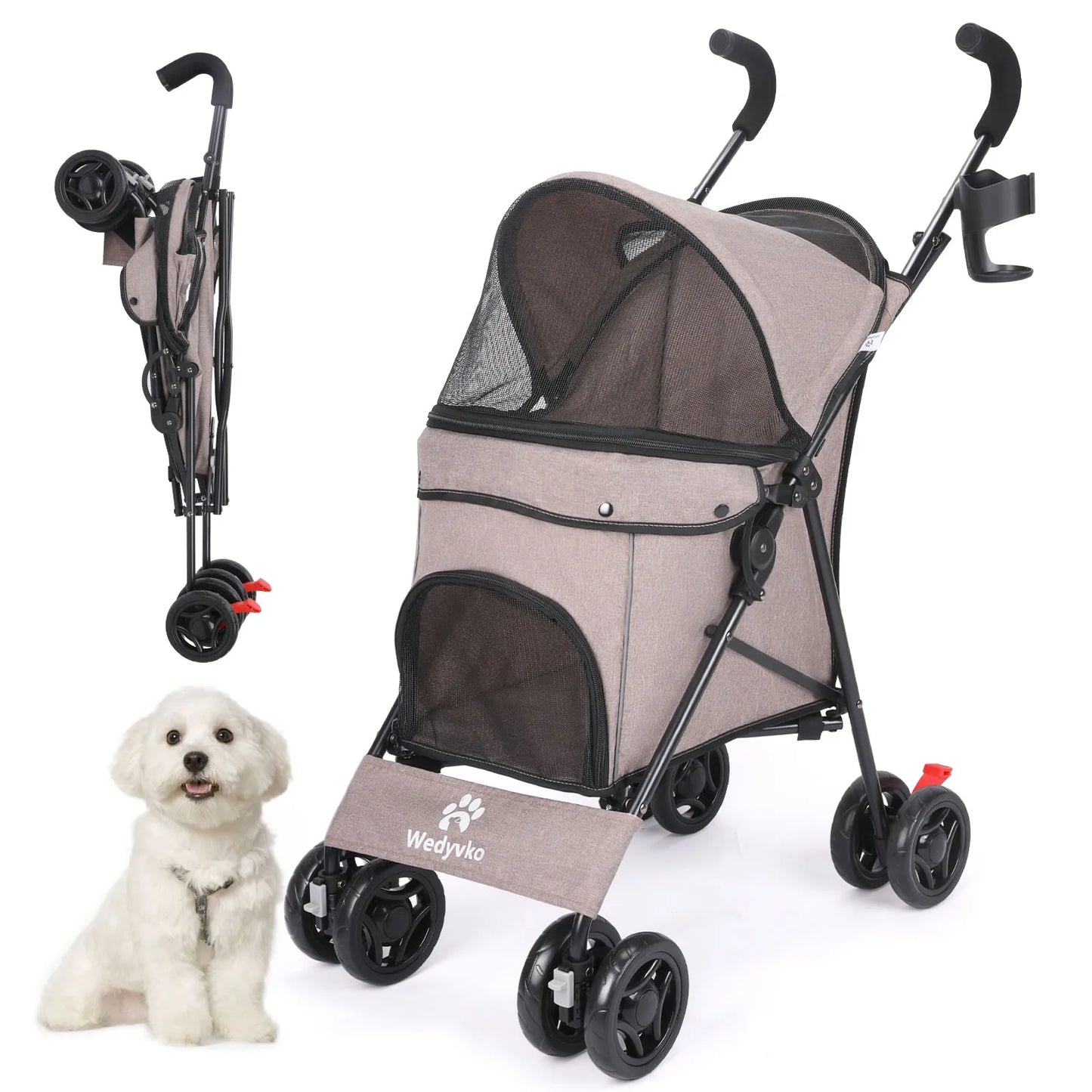 Lightweight and Foldable Pet Stroller