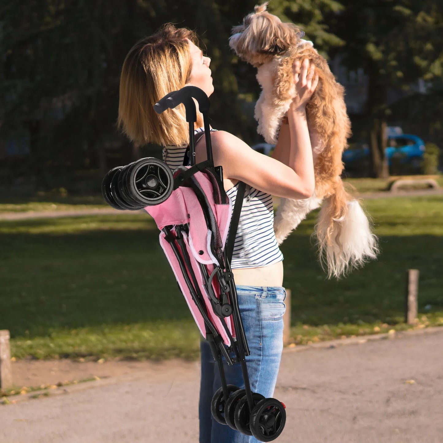 Lightweight and Foldable Pet Stroller