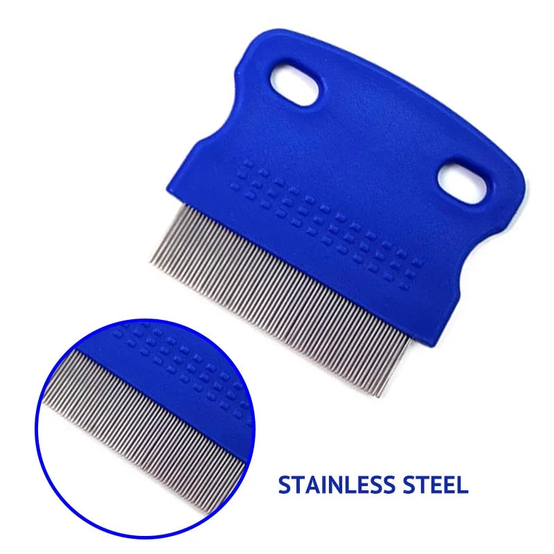 3-Piece Pet Comb Set – Tear Stain Remover & Grooming Comb