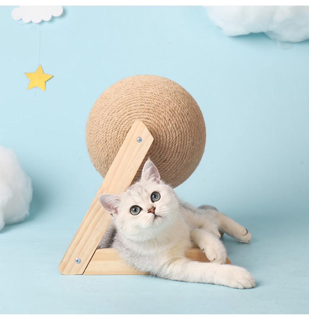 Professional Vertical Cat Toy Sisal Cat Catching Ball